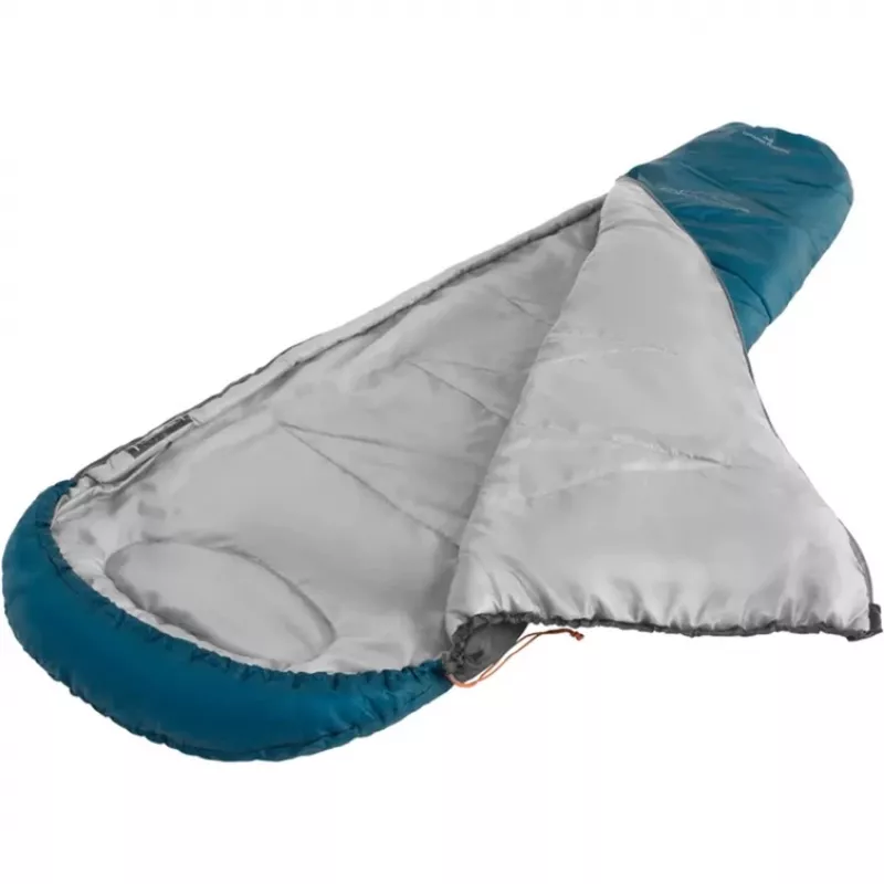 Easy Camp Starling Mummy Blue 8°C | Sleeping Bag | 210 x 75 x 50 cm | -5 to 12 °C | Two-way open-end, autolock