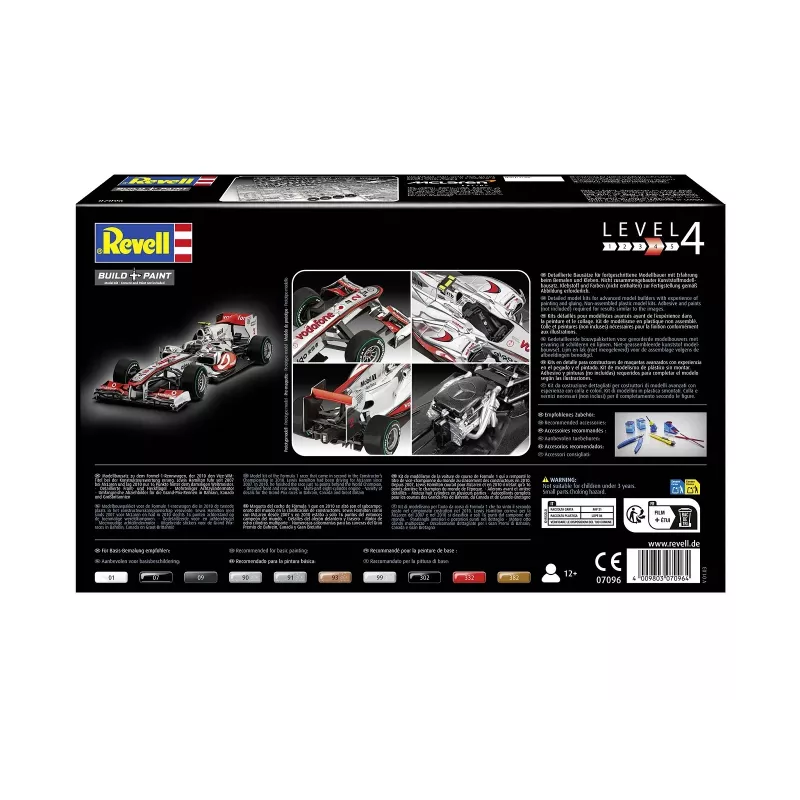 REVELL Plastic Model McLaren Mercedes MP4-25 Lewis Hamilton — 1:24 scale kit