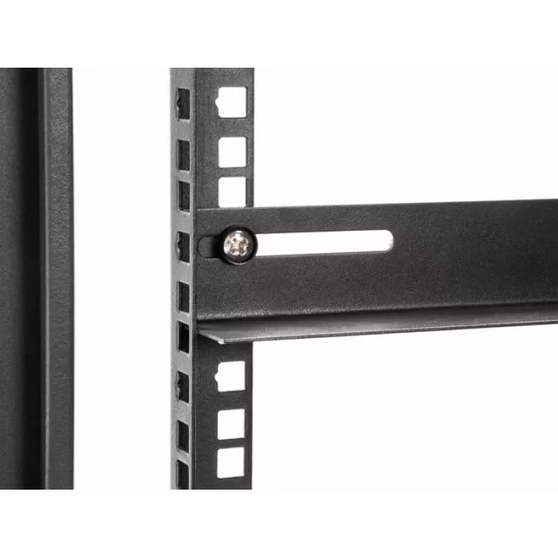 Delock 19 inch Rack Mounting Bracket 450 x 40 mm, 2 Pieces, Black Metal