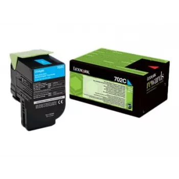 Lexmark 702C R toner cartridge 1 pc(s) Original Cyan