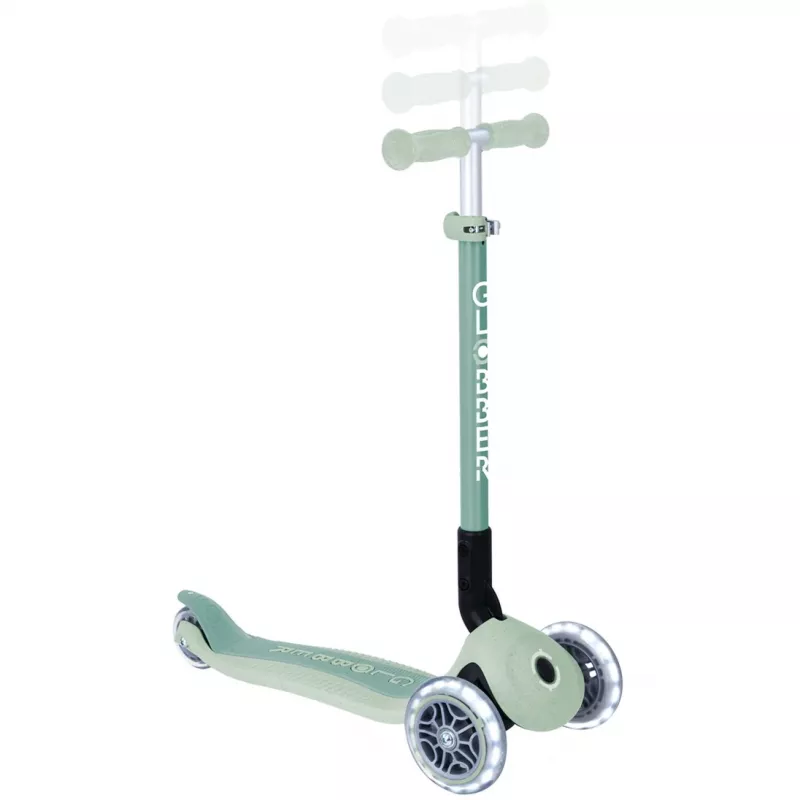 Primo Foldable Plus Lights Eco, Scooter Light Green