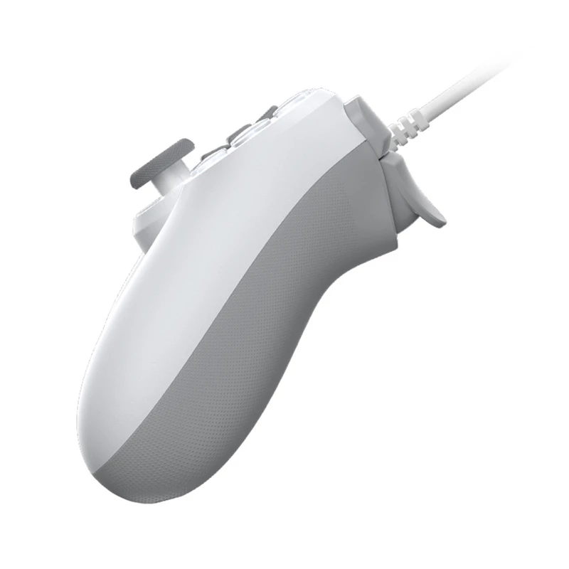 Wired Game Controller GameSir T3 Lite WT White — ergonomic wired controller compatible with PC
