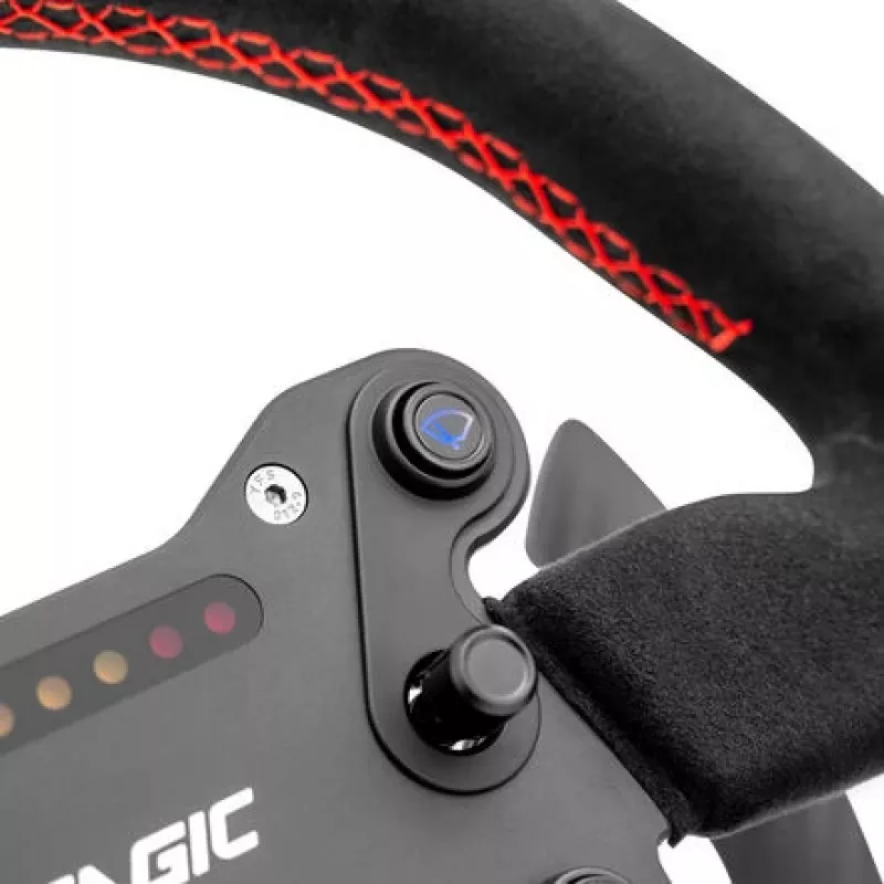 Steering Wheel Simagic GTS Alcantara S202 — Alcantara-covered sim racing wheel, model S202