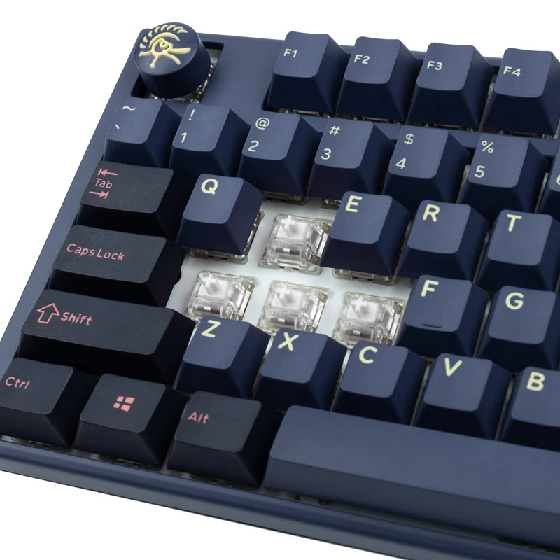 Ducky One 3 Cosmic Blue TKL Gaming Keyboard, RGB LED - MX-Ergo-Clear (US)