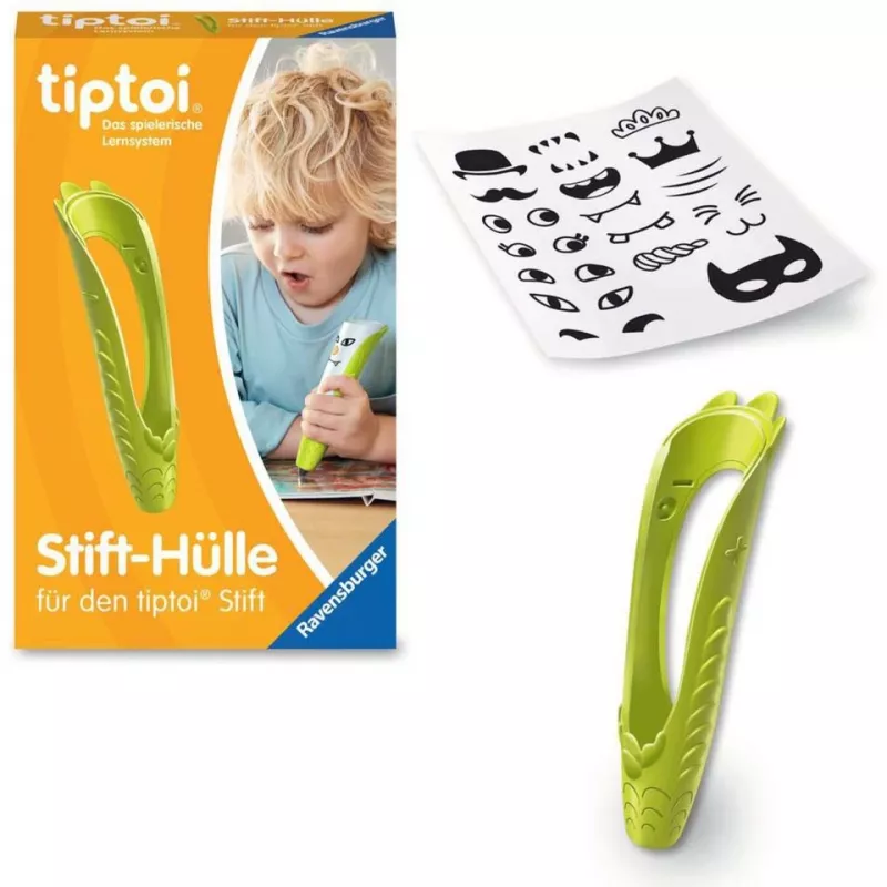 tiptoi pin-Case for swapping in Green, Protective Case Green