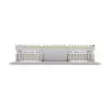 DeLOCK 19 inch Patch Panel 16 port Cat.6A 1U grey Metal Rack