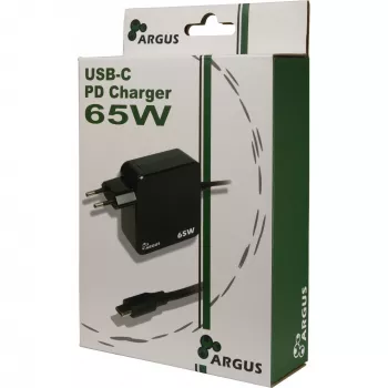 Charger Inter-Tech PD-2065 Universal Black AC Indoor