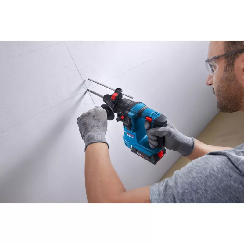 Battery-Rotary Hammer GBH 18V-18 Professional solo, 18Volt (Blue/black, without Battery and Charger)