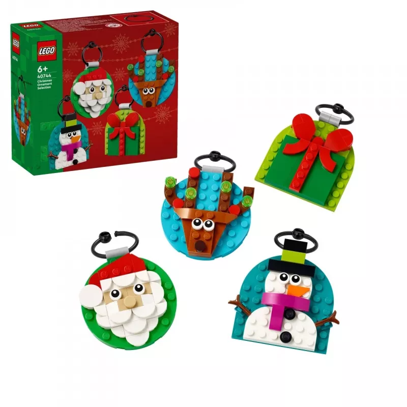 Bricks Iconic 40744 Christmas Ornament Selection