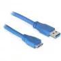 USB Cable DeLOCK 83502 USB 3.2 Gen 1 5m USB A Micro-USB B Blue