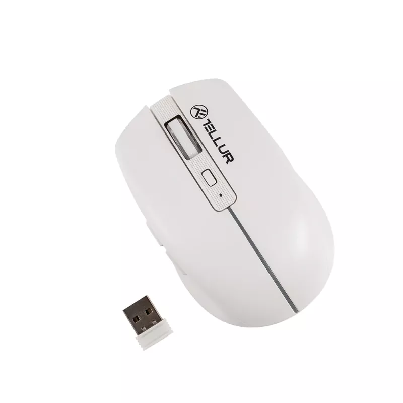 Tellur Silent Click Wireless Mouse White