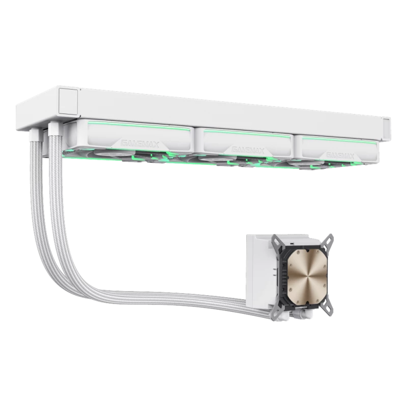 Gamemax | CPU Liquid cooler | HAILSTORM 360 LCD | White
