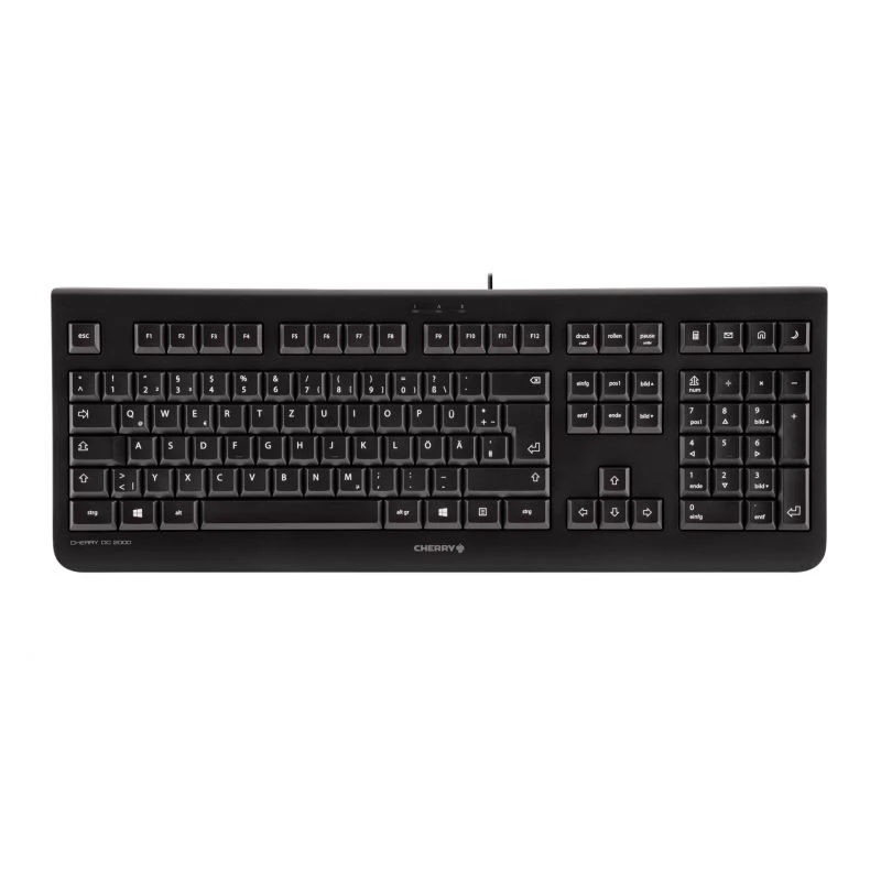 Keyboard CHERRY DC 2000 Mouse included Universal USB QWERTY Czech Black
