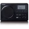 Portable radio Lenco MPR-035BK — FM/AM, mains and battery power, 2.5 inch LCD, 20 FM presets, 3.5 mm output