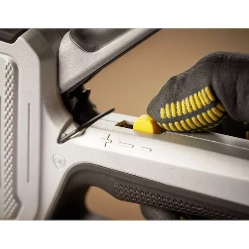 Stapler Stanley FMHT70250-0, aluminium body, black/silver/yellow, height 160 mm