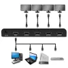 Qoltec 51798 Active HDMI Splitter 4 x HDMI 4K x 2K | 3.4Gb/s