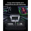 Charger GeNPrime 200W GaN 4xUSB-C 2xUSB-A Black