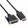 DisplayPort Cable VALUE DP-DVI (24+1) LSOH M/M 2 m