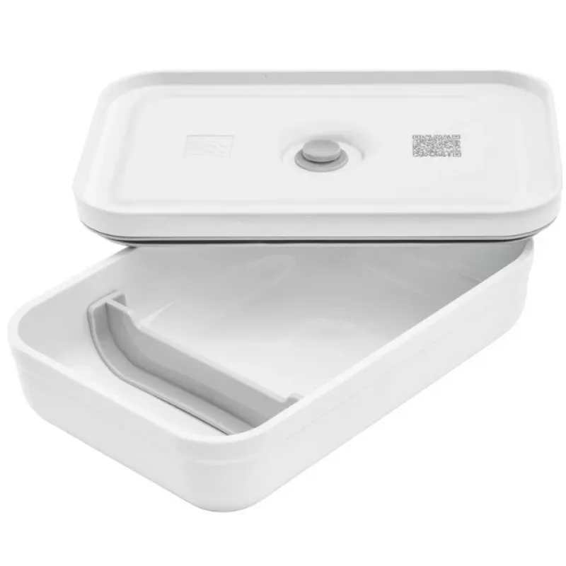 Lunch container ZWILLING FRESH & SAVE 1 L, plastic with silicone seal, grey/white