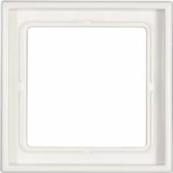 Wall plate cover panel JUNG LS 981 WW white duroplast 81×81 mm