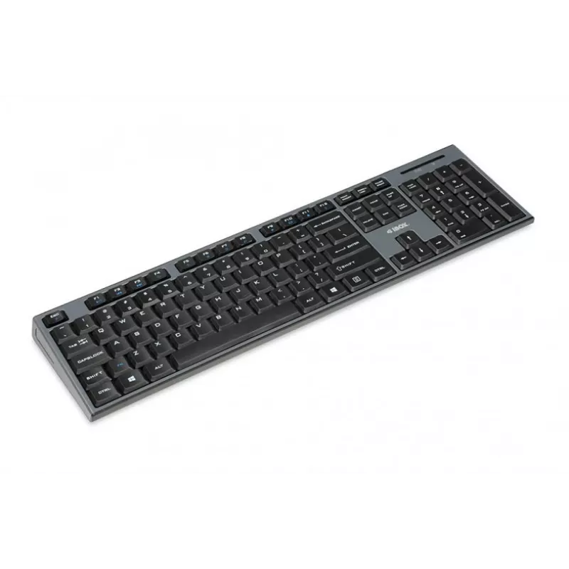 IBOX Desktop Kit Pro wireless keyboard and mouse, QWERTY full-size 104 keys, 2.4 GHz, 1200 DPI, black