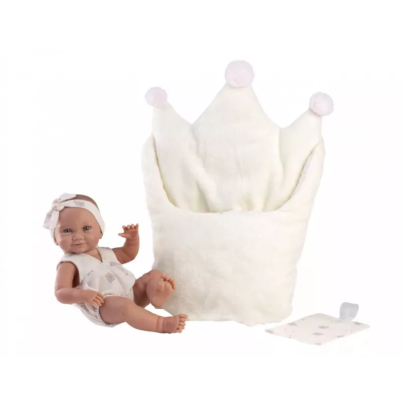 Vinyl Baby Doll 40 cm by Llorens with Realistic Features and Soft Body