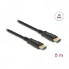 DeLOCK HDMI Cable 5m Type A Standard Male Male 48 Gbit/s Black