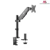 Desk Monitor Mount MACLEAN MC-775 for 32 inch (81.3 cm) screens, VESA 75x75–100x100, up to 8 kg, grey