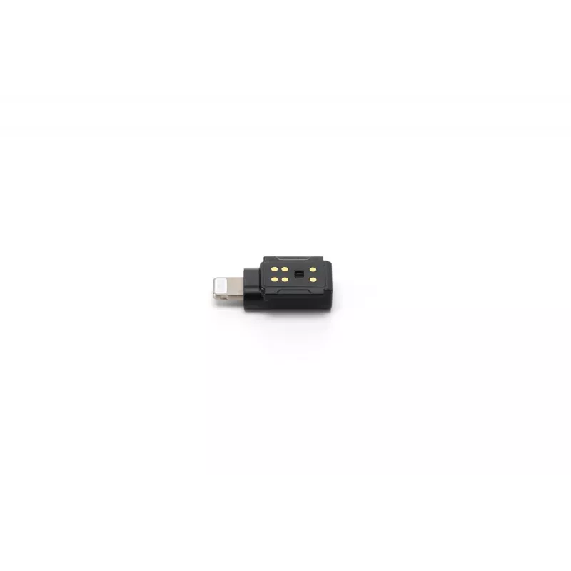 Audio adapter DJI Mic 3 Mobile Phone Adapter (Lightning) — Lightning connection, black, for Apple mobile devices
