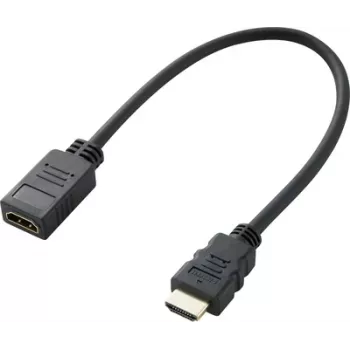 SpeaKa Professional SP-7870100 HDMI-Cable 0,3 m HDMI Type A (Standard) Black (SP-7870100)