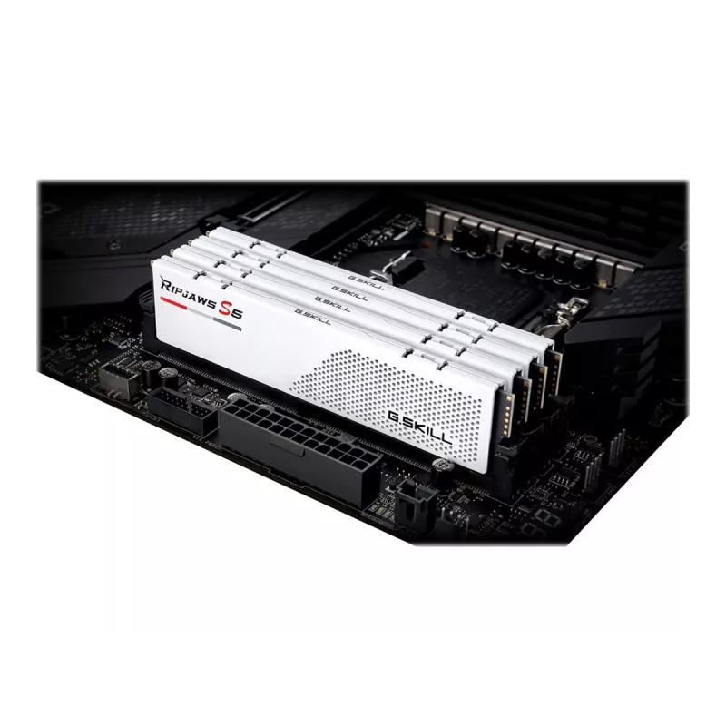 DIMM 32 GB DDR5-5600 (2x 16 GB) Dual-Kit, Arbeitsspeicher weiß, F5-5600J4040C16GX2-RS5W, Ripjaws S5, INTEL XMP