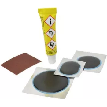 Bicycle repair kit FISCHER 85480 – compact patch kit 4.8 x 9.8 x 1.8 cm