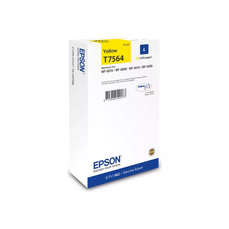 Epson C13T75644N ink cartridge 1 pc(s) Original High (L) Yield Yellow