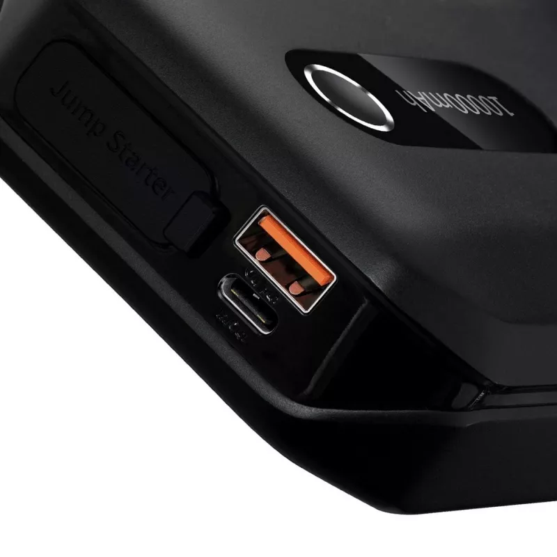 Powerbank/Jump Starter Baseus Pro+ Car Jump Starter, 12000mAh, 1200A, USB (Black)