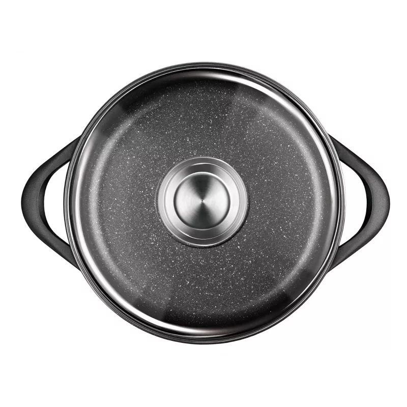 Smile MGK-17 soup pot, black aluminium