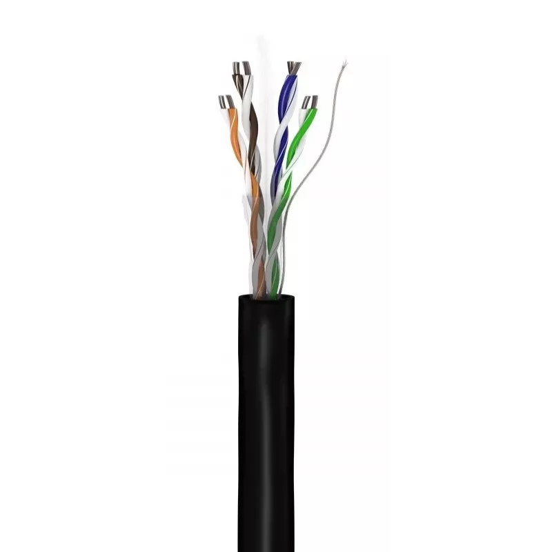 Network Cable Goobay CAT 6 U/UTP 100m Black