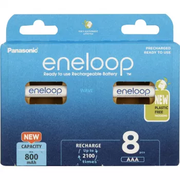Rechargeable batteries PANASONIC ENELOOP AAA 800 mAh 8 pc(s) (BK-4MCDE/8HH)