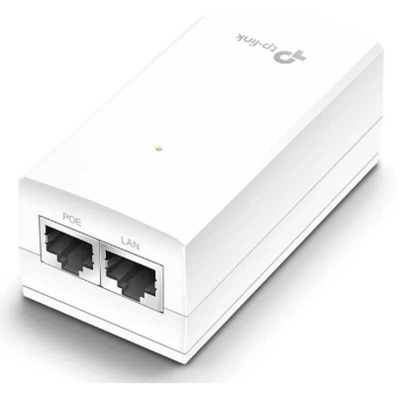 TP-Link 24V Passive PoE Adapter, Gigabit Ethernet, 10,100,1000 Mbit/s, 10/100/1000, Cat3, Cat4, Cat5, Cat5e, Cat6, White, 100 m