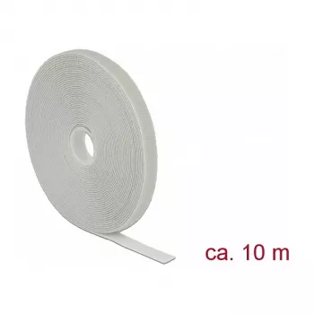 DeLOCK hook/loop fastener Grey 13 mm 10 m 1 pc