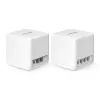 Mesh system MERCUSYS Halo H60X (2-pack) Dual-band Wi‑Fi 6, 1500 Mbps, up to 350 m², 2x LAN, internal antennas, white