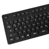 Keyboard LogiLink ID0019A Universal USB QWERTZ German Black