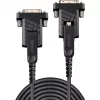 Lindy 10m Fibre Optic Hybrid Micro-HDMI 18G Cable with Detachable HDMI and DVI Connectors