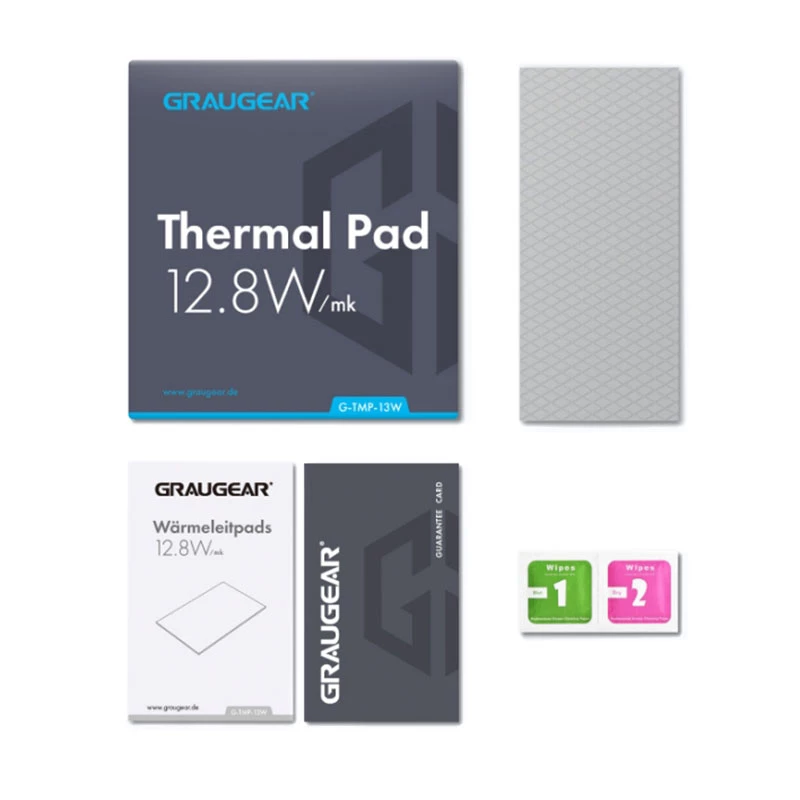 Graugear Thermal Pad for CPU or Memory, 100 x 45 x 1 mm