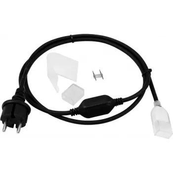 EUROLITE LED Neon Flex 230V Slim Cable with Plug model 50499815 — flexible LED neon strip, 230V mains connection