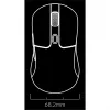 Gaming mouse Keychron M3 Right-hand RF Wireless + Bluetooth Optical 26000 DPI White