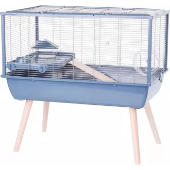 Cage ZOLUX Neolife 80 blue for small pets 80×50×50 cm – metal/plastic, 9 mm bar spacing
