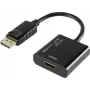 Video converter Renkforce DisplayPort to HDMI, model 1407508, black
