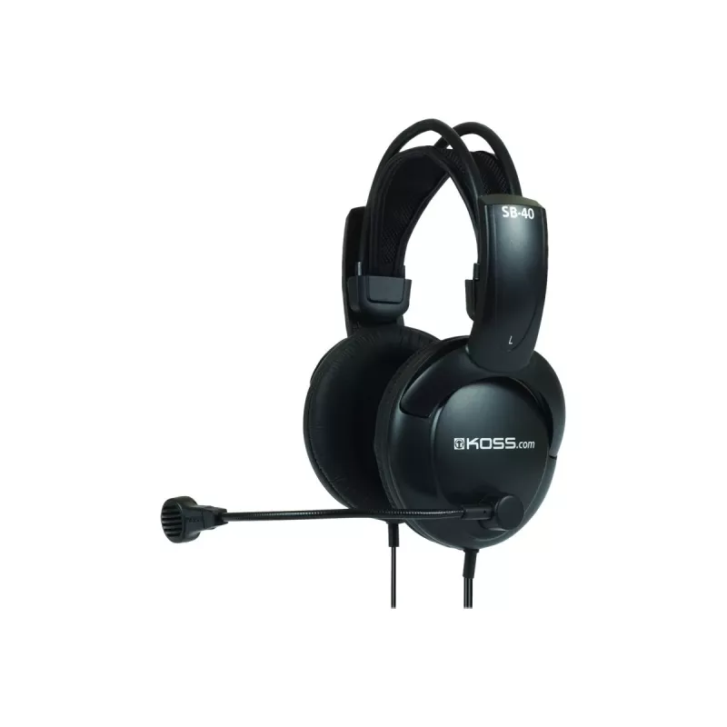 Koss SB40 headphones/headset Wired headband Calls/Music Black