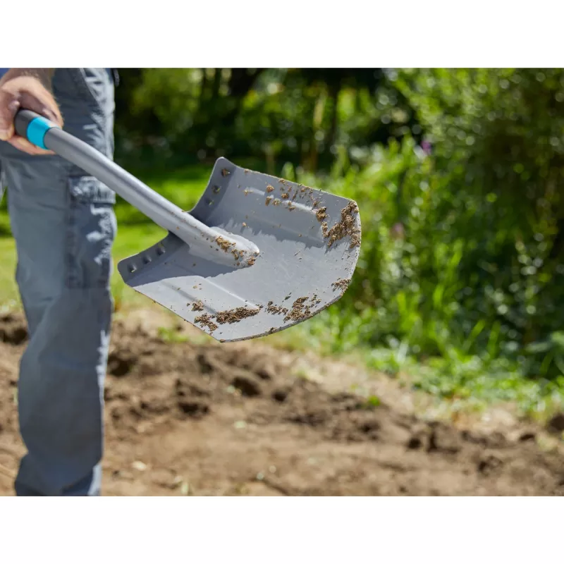 Gardena 17012-20 - Drainage Scoop - Steel - Black - D-shaped - monochrome