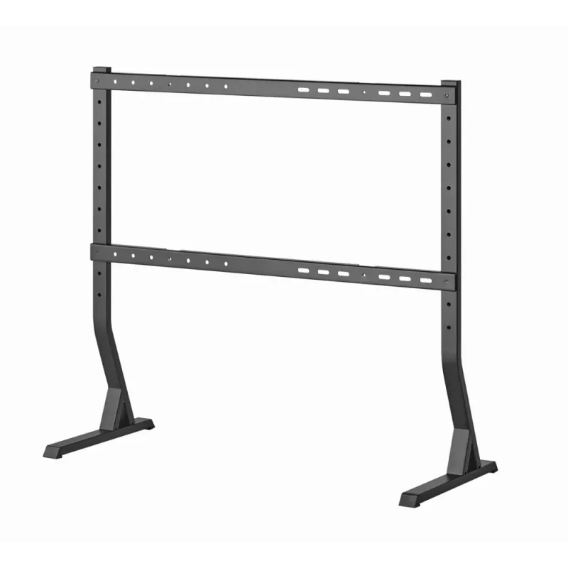 Floor TV stand GEMBIRD TVS-D90F-01 for 45–90 inch TVs, steel, fixed-height, VESA 200x200–800x400, max load 60 kg, 970×800×525 mm
